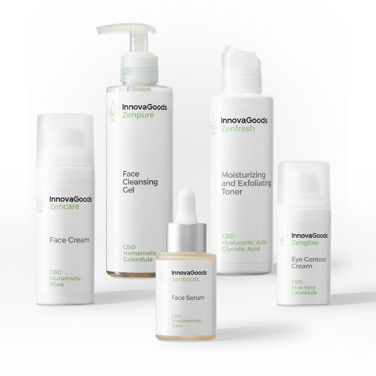 Pack de Rutina Facial CBD InnovaGoods