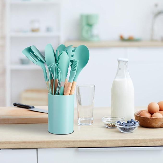 Set Utensilios Cocina de Silicona