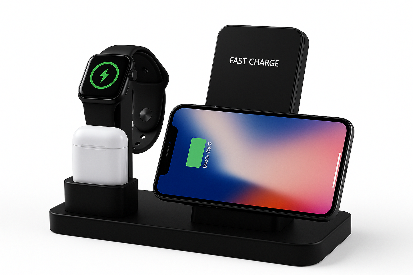 Cargador 3 en 1 Inalámbrico