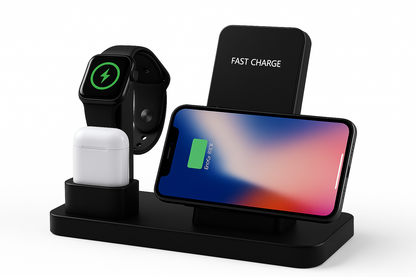 Cargador 3 en 1 Inalámbrico