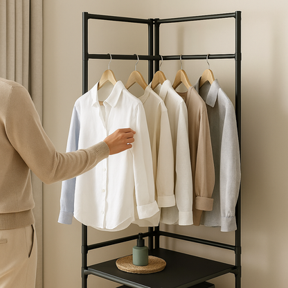 Perchero de Metal para Esquinas