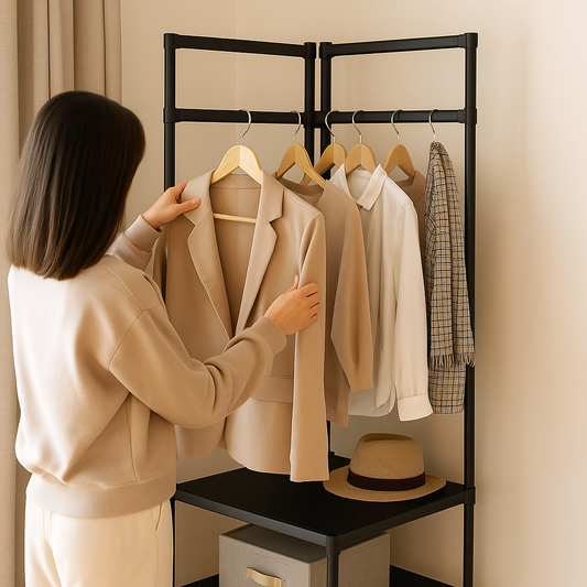 Perchero de Metal para Esquinas