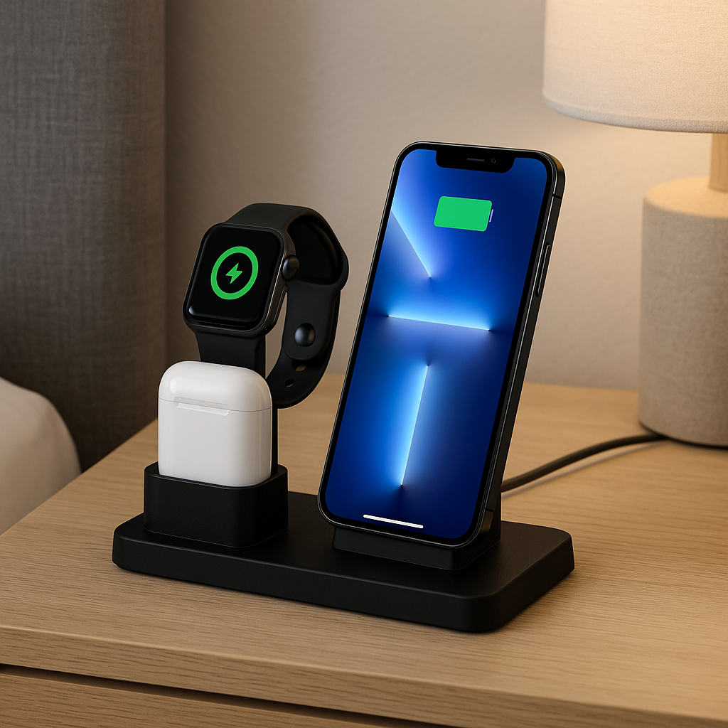 Cargador 3 en 1 Inalámbrico