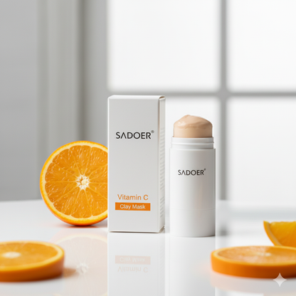 SADOER Mascarilla Facial de Arcilla con Vitamina C