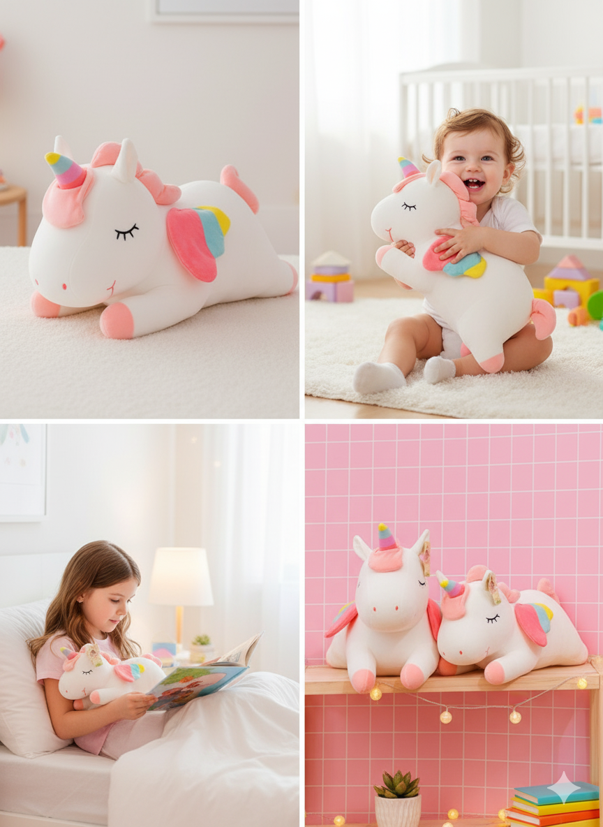 Peluche Lindo de Unicornio