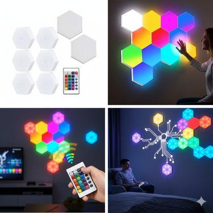 Luces Decorativas Hexagonales