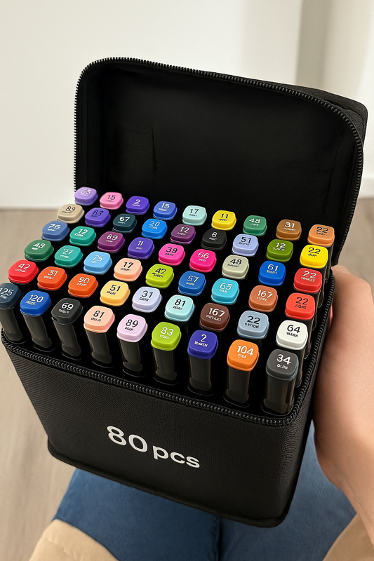 Estuche Marcador 80 Unidades