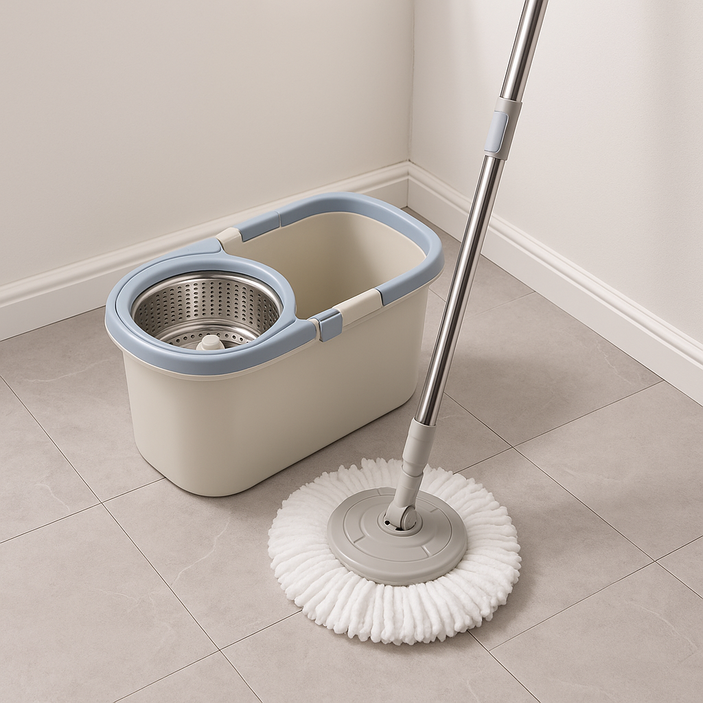 Fregona con Cubo Giratorio