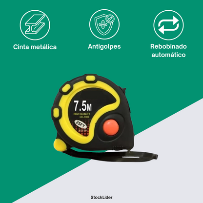 Cinta métrica 7.5m