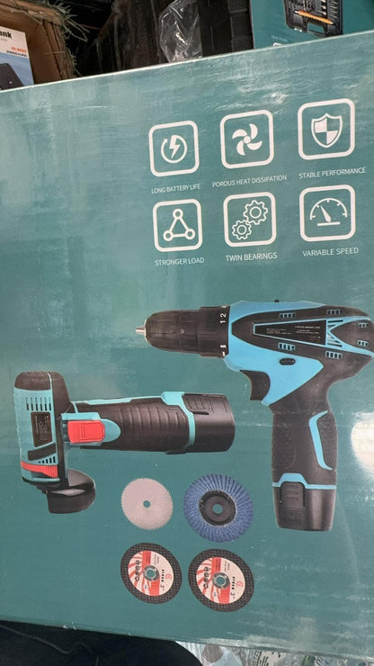 Juego de Taladro y Pulidora