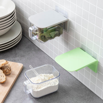 Recipientes de Cocina Adhesivos Extraíbles Handstore InnovaGoods 2 Unidades