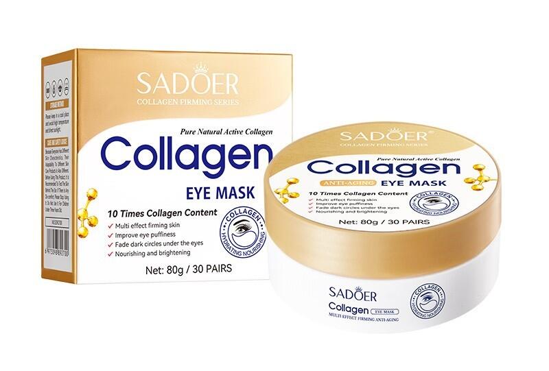 Parches para Ojos Antiedad con 10 Veces Más Colágeno (80g) – Hidratación y Rejuvenecimiento Instantáneo