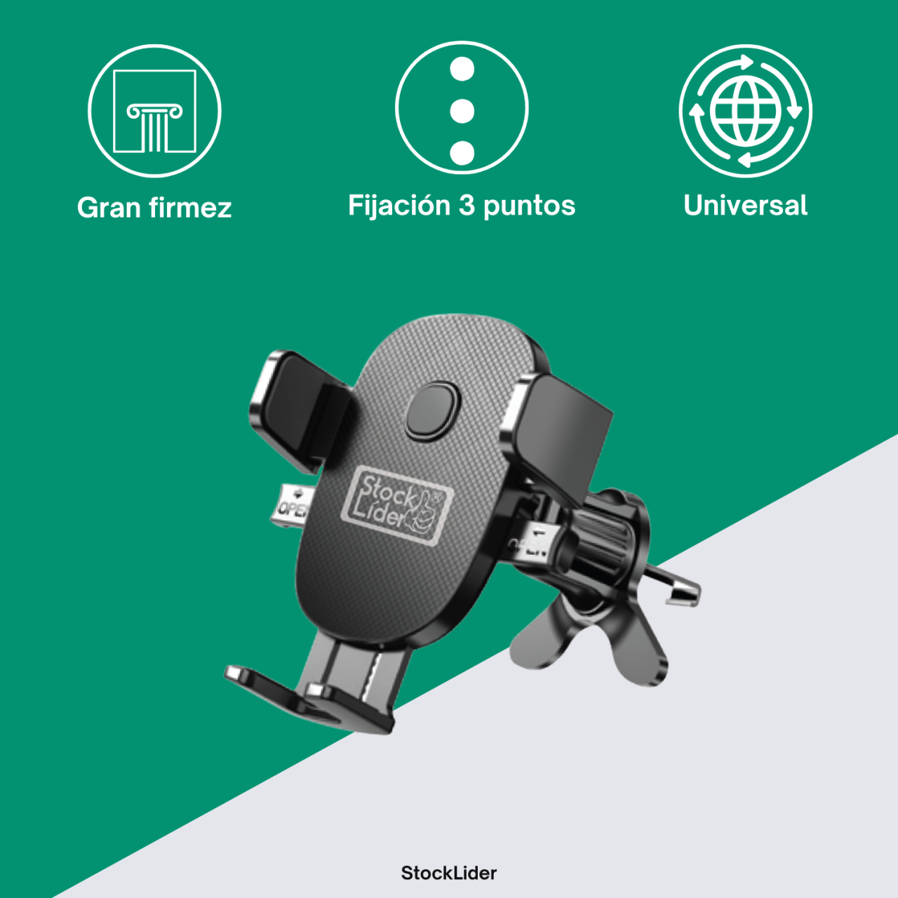 Soporte móvil fijación automática
