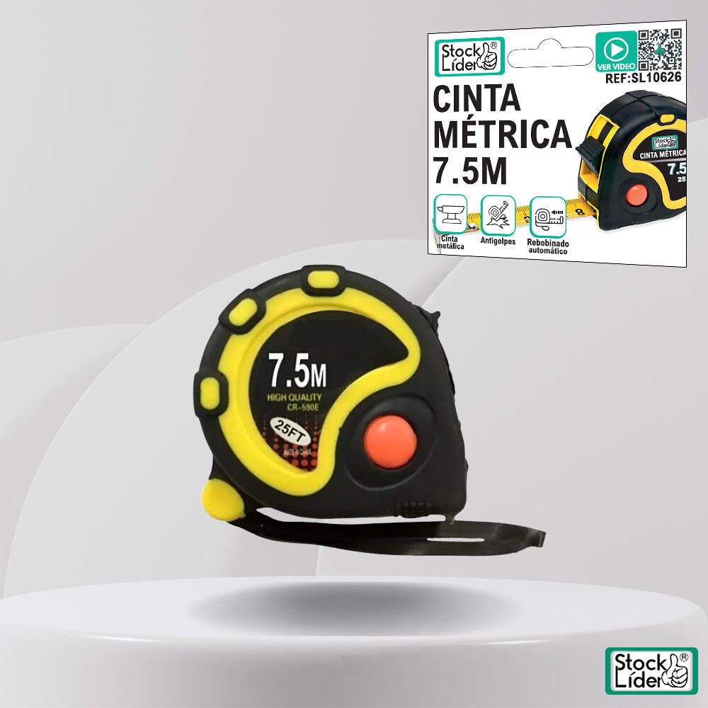 Cinta métrica 7.5m