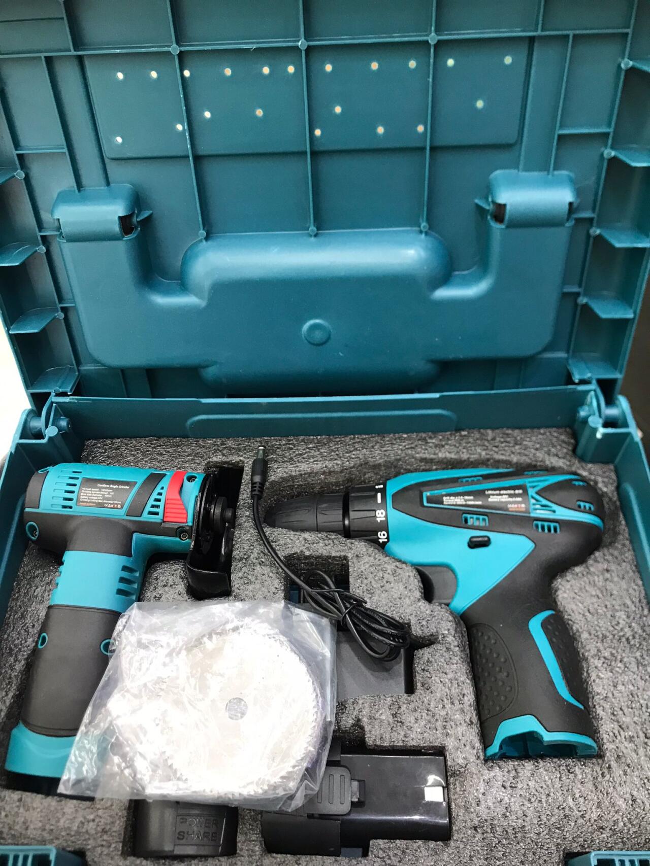 Juego de Taladro y Pulidora